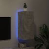 vidaXL TV-Wandschrank mit LED-Leuchten Betongrau 30,5x35x70 cm 837238 Bild 4