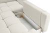 AX LIVING Ecksofa mit Schlaffunktion Hosio, 288 cm in edlem Cremeweiß Links Bild 5