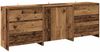 vidaXL 3-tlg. Sideboard Altholz-Optik Holzwerkstoff 3329179 Bild 2