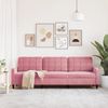 vidaXL 3-Sitzer-Sofa Rosa 210 cm Samt 4007647 Bild 3