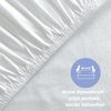 leevitex® Spannbettlaken 1er-Pack, Stoffgewicht 150 g/m², verschiedene Größen, 40 cm Steghöhe, Jersey, Gummizug: rundum, (1 Stück), OEKO-TEX® Standard 100 Zertifikatsnummer 10. HTR. 85321 zertifiziert Bild 2