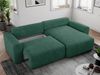 MKS Meble 'Nelson' Ecksofa mit Schlaffunktion und Bettkasten, L-form, Grün, Stoff Bild 4