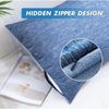 Kühlender Kissenbezug Arc-Chill Bambusfaser 50x65 cm 2er Set Blau Bild 5