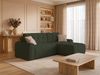 Selsey Simolla – Ecksofa mit Schlaffunktion und Bettkasten, rechts, Chenille, Olivgrün Bild 3
