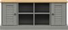vidaXL Schuhbank VIGO Grau 106x35x45 cm Massivholz Kiefer 353180 Bild 4