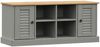 vidaXL Schuhbank VIGO Grau 106x35x45 cm Massivholz Kiefer 353180 Bild 2