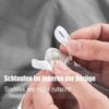 Soifox Bettwäsche Set 140x200 Anthrazit Mikrofaser Bügelfrei Bild 5