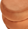 Polsterbank ELLENDALE Samtstoff Orange Bild 5