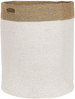 Textilkorb Baumwolle weiß beige 2er Set KARDH Bild 5