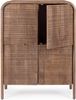 Kommode Tansan aus Mangoholz, Retro Chic mit handgefertigten Schnitzereien, braun, 4 Türen Bild 3