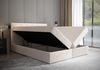 B&B Home 'Coria' Boxspringbett mit Bettkasten, Samt, Schwarz, 180x200 cm Bild 5