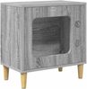 vidaXL Katzenhaus Graues Sonoma 51 x 30 x 52 cm Holzwerkstoff 8000659 Bild 2