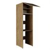 Roomart Waschmaschinenschrank SERIE DUO-II- Überbauschrank für Waschmaschine & Trockner – Platzsparender Waschturm-Schrank • Eiche Bild 5