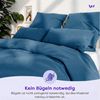 Wolkenfeld Winter Bettwäsche 135x200 cm – Marine Blau - kuschlig weich & bügelfrei – ÖKO-TEX Zertifiziert – Mikrofaser Bettwäsche-Sets 1x Bettbezug 135x200 + 1x Kissenbezug 80x80 Bild 5