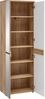 Garderobenschrank vito Clyde, Holzwerkstoff, Weiß, Holzfarben, 65 x 192 x 38 cm Bild 3