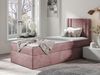 Boxspringbett 'Harlon Mini' rechts, rosa 90x200 cm Bild 2