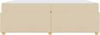 vidaXL Bettrahmen mit Matratze Creme 200 x 200 cm Stoff 3399382 Bild 5