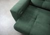 Polsterecke >Renard< elektrischer Sitzvorschub, Cord moosgrün - 177x80x246cm (BxHxT) Bild 3