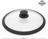 Gastrolux Deckel mit Silikonring Anthrazit Glasdeckel 28 cm Bild 3