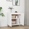 Sideboard, Kommode mit Massivholz-Beinen Weiß 60x35x70 cm Holzwerkstoff j2034p Bild 3