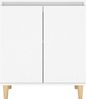 Sideboard, Kommode mit Massivholz-Beinen Weiß 60x35x70 cm Holzwerkstoff j2034p Bild 5
