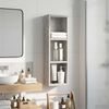 vidaXL Badezimmer-Wandschrank mit Regal Betongrau 20 x 10 x 60,5 cm 889290 Bild 5