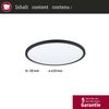 Paulmann No. 70999 LED Panel Atria Shine 420mm 3000K 22W Schwarz dimmbar Bild 2