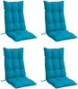 vidaXL Hochlehner-Auflagen 4 Stk. Hellblau Oxford-Gewebe 377615 Bild 3