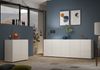 Sideboard >Mister< in weiss, Lack Hochglanz - 90x80x38cm (BxHxT) Bild 5