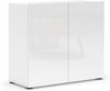 Sideboard >Mister< in weiss, Lack Hochglanz - 90x80x38cm (BxHxT) Bild 2