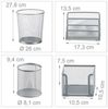 Relaxdays Schreibtisch Organizer Set, 4-teilig Bild 4