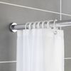 WENKO LUZ Teleskop Duschstange 110-185 cm, Chrom, Edelstahl rostfrei Bild 2