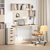 vidaXL Schreibtischplatte Unbehandelt 120x50x2,5 cm Massivholz Eiche 4009009 Bild 3