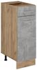 Küchenunterschrank R-Line Beton 30 cm ohne Arbeitsplatte Vicco Bild 5