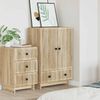 vidaXL Sideboard Sonoma-Eiche 66 x 34,5 x 95 cm Holzwerkstoff 893977 Bild 4