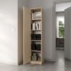 Home Collective Aktenschrank Bücherregal Kleiderschrank Regal 50 cm breit 180cm hoch Schrank (Regal Wand schmal Holz für Schlafzimmer Flur Keller Büro) Mehrzweckschrank mit 4 verstellbaren Einlegeböden Aktenschrank Sonoma Bild 2