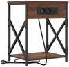 vidaXL Nachttisch Braun Eichen-Optik 41 x 31 x 51 cm Holzwerkstoff 859513 Bild 2