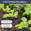 Hochbeet für Garten OSKAR Grün 400x80x77cm Verzinkter Stahl Hochbeet Metall Gartenbeet Kräuterbeet Blumenbeet Beet hoch Frühbeet für Garten Gemüsebeet Bild 5