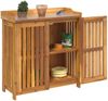 vidaXL Garten-Schrank Natur 93 x 41,5 x 98 cm Massivholz Akazie 42001365 Bild 3