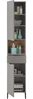 BASIC by Balculina Hochschrank Denver Hochschrank, Badezimmerschrank BxHxT 38x195x32 (1-St) Breite 38 cm, Tür L/R montierbar, Softclose Bild 4
