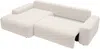 Vente-unique - DAVISO Sofa Stoff Beige - B 162 cm x H 87 cm x L 264 cm Bild 5