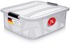 KONZEPT Aufbewahrungsbox mit Deckel, Stapelbox, BPA-frei, robuster Verschlussclips (Plastikbox Aufbewahrung Regalbox Spielzeugbox), 6 Größen wählbar 7 L- 14 L - 21 L - 32 L - 55 L - 80 L Bild 5