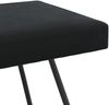 vidaXL Bank Uni Schwarz 110 x 40 x 45 cm Samt 42038349 Bild 5