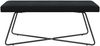vidaXL Bank Uni Schwarz 110 x 40 x 45 cm Samt 42038349 Bild 4