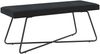 vidaXL Bank Uni Schwarz 110 x 40 x 45 cm Samt 42038349 Bild 2