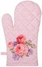 Clayre & Eef Topfhandschuhe Dotty Rose, (Set, 2-tlg, 2-teilig), Ofenhandschuhe wattiert Größe: ca. 18x30cm Bild 2