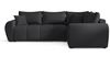 AX LIVING Malatya L Ecksofa mit Schlaffunktion Schlafsofa Schwarz 235cm R Bild 3