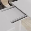 Esstisch Fenaro Weiß 120-160 x 80 cm ausziehbar Vicco Bild 4