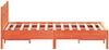 vidaXL Massivholzbett ohne Matratze Wachsbraun 120x190 cm Kiefernholz 842673 Bild 5