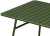 Vente-unique - MIRMANDE Garden dining set Metall Grün - B 80 cm x H 74,5 cm x L 160 cm Bild 4